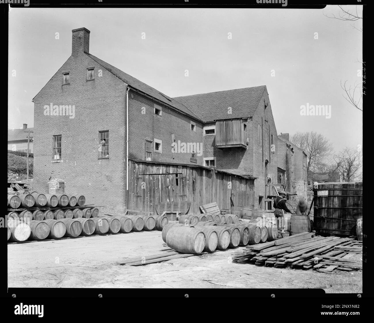 Warehouse, Pickle Factory, Fredericksburg, Virginia. Carnegie Survey of