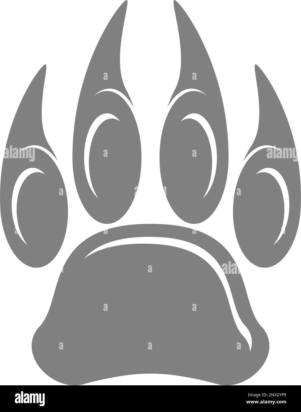 Animal claw icon logo design illustration Stock Vector Image & Art - Alamy