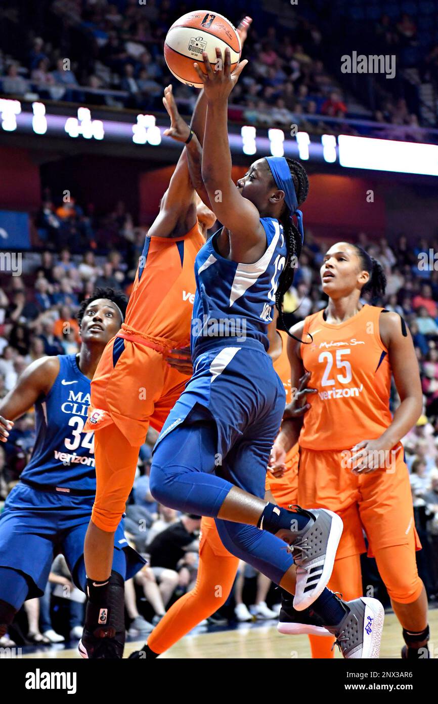 June 9, 2018: Minnesota guard, Alexis Jones, goes up for a lay up ...