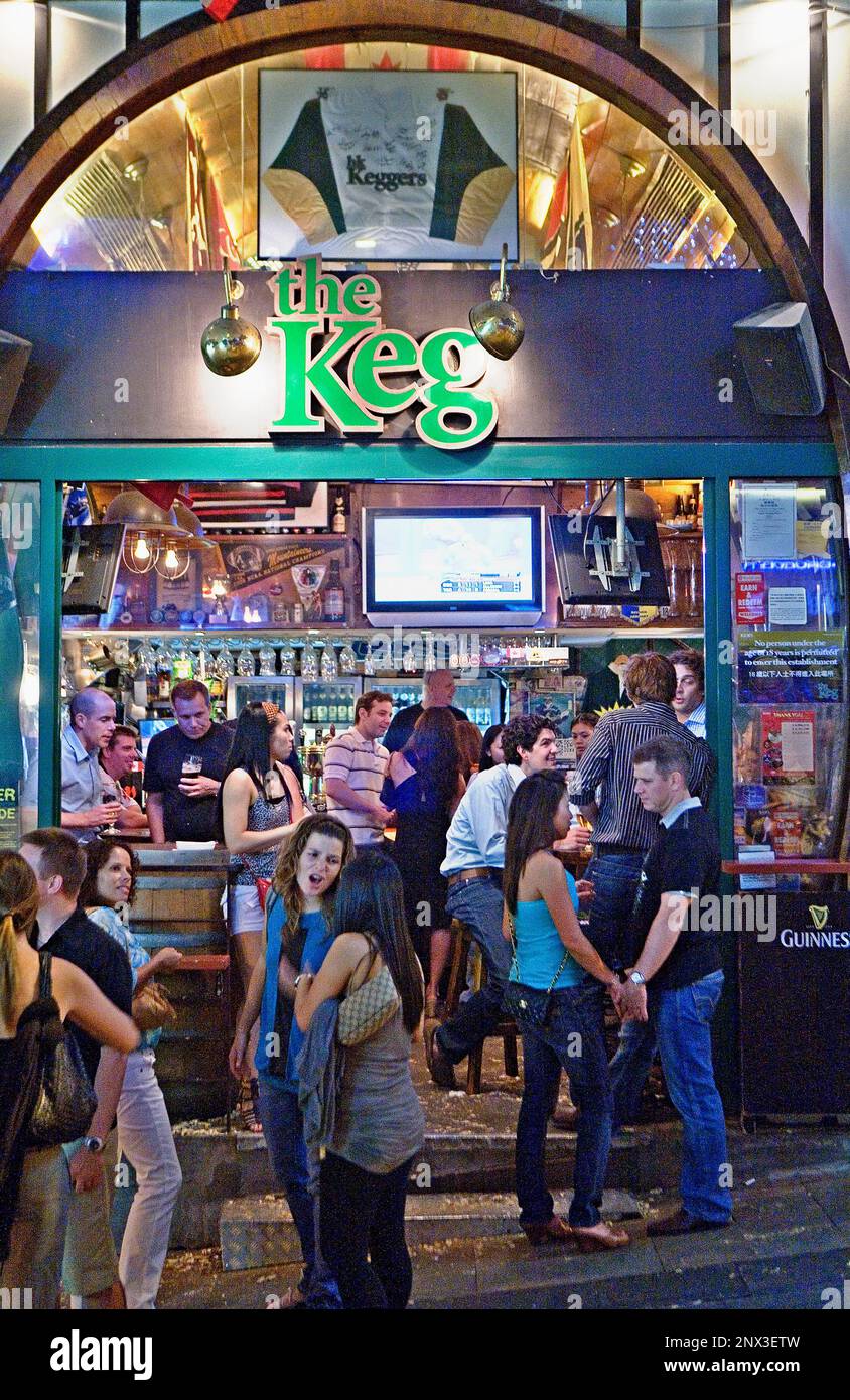 The Keg. In Lan Kwai Fong, famous for its bars and nightlife,Hong Kong