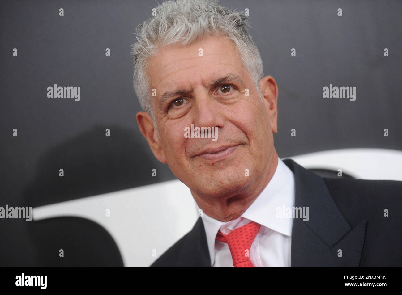 Photo by: Dennis Van Tine/STAR MAX/IPx 2018 11/23/15 Anthony Bourdain at the  premiere of "The Big Short". (NYC Stock Photo - Alamy