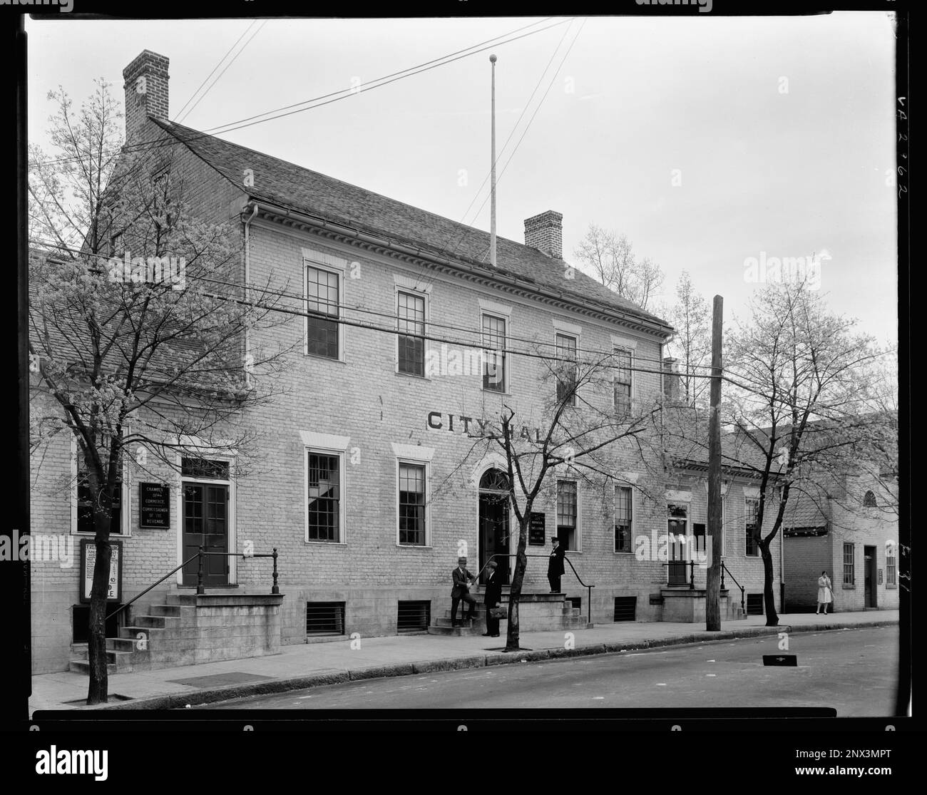 City Hall, Fredericksburg, Virginia. Carnegie Survey of the