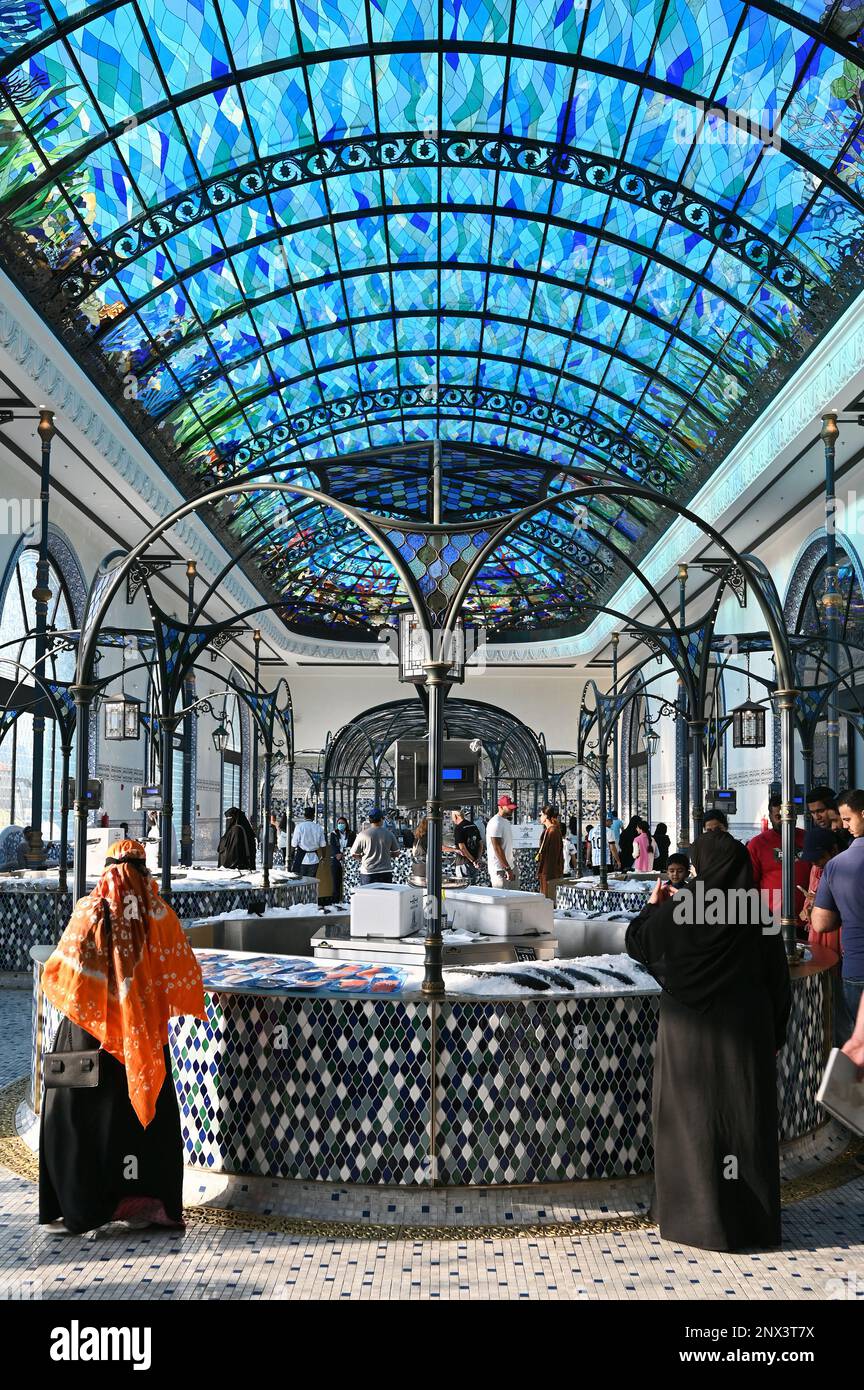 Fish Market Hall Chabra in Mina District, Mia Park, Old Harbour Doha
