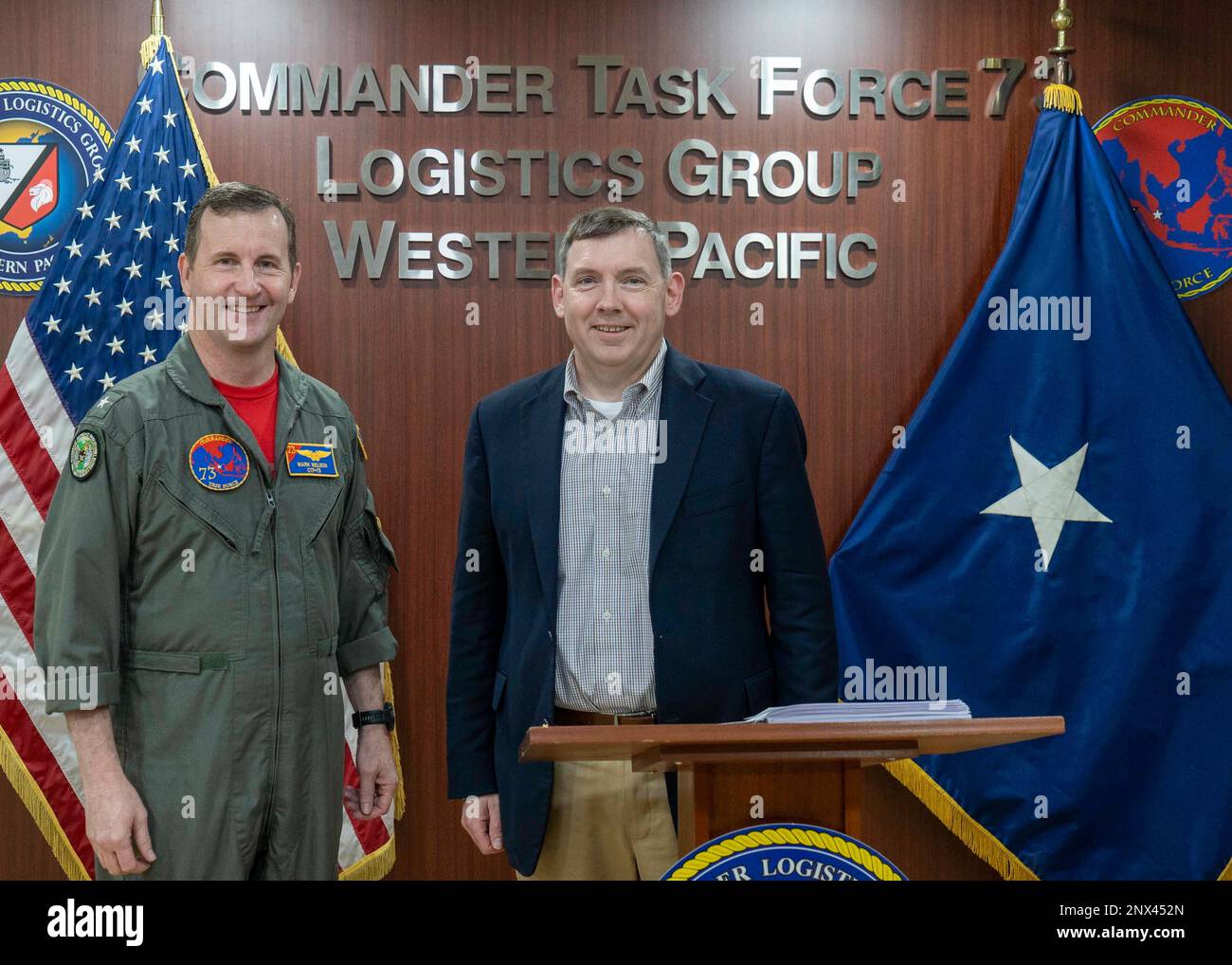 230213-N-HG389-0013 SINGAPORE (Feb. 13, 2023) Rear Adm. Mark Melson ...