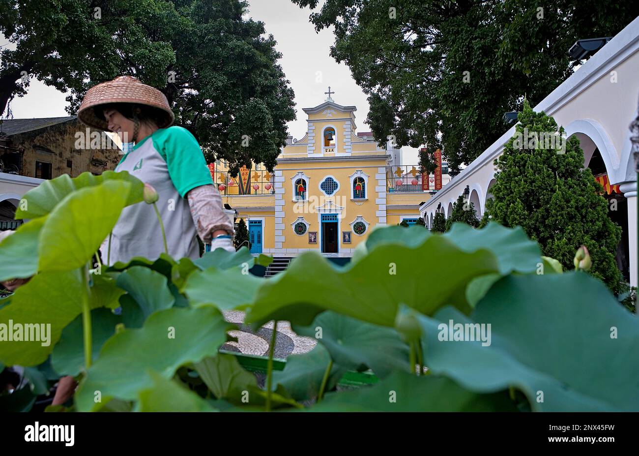 Saint Francis Xavier Chapel, Coloane island,Macau,China Stock Photo Alamy