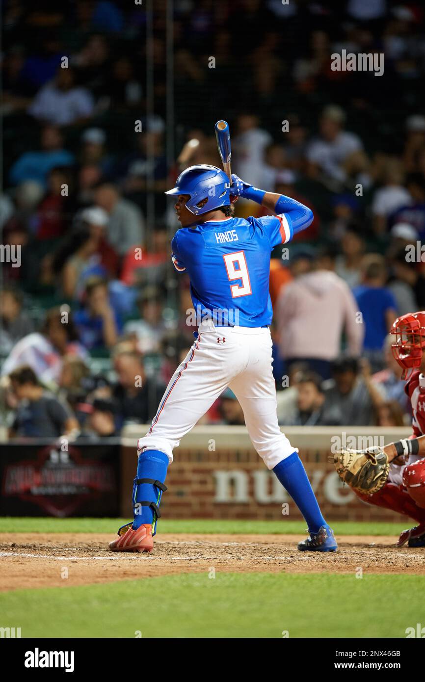 Rece Hinds (9) of Niceville High School in Niceville, Florida during