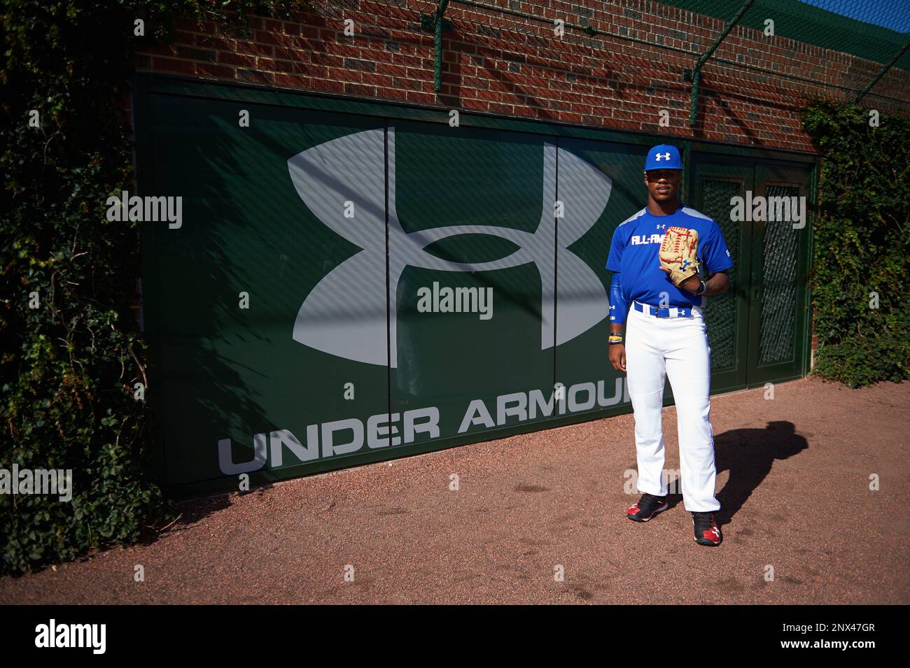 Jaden Hill (4) of Ashdown High School in Ashdown, Arizona poses for a
