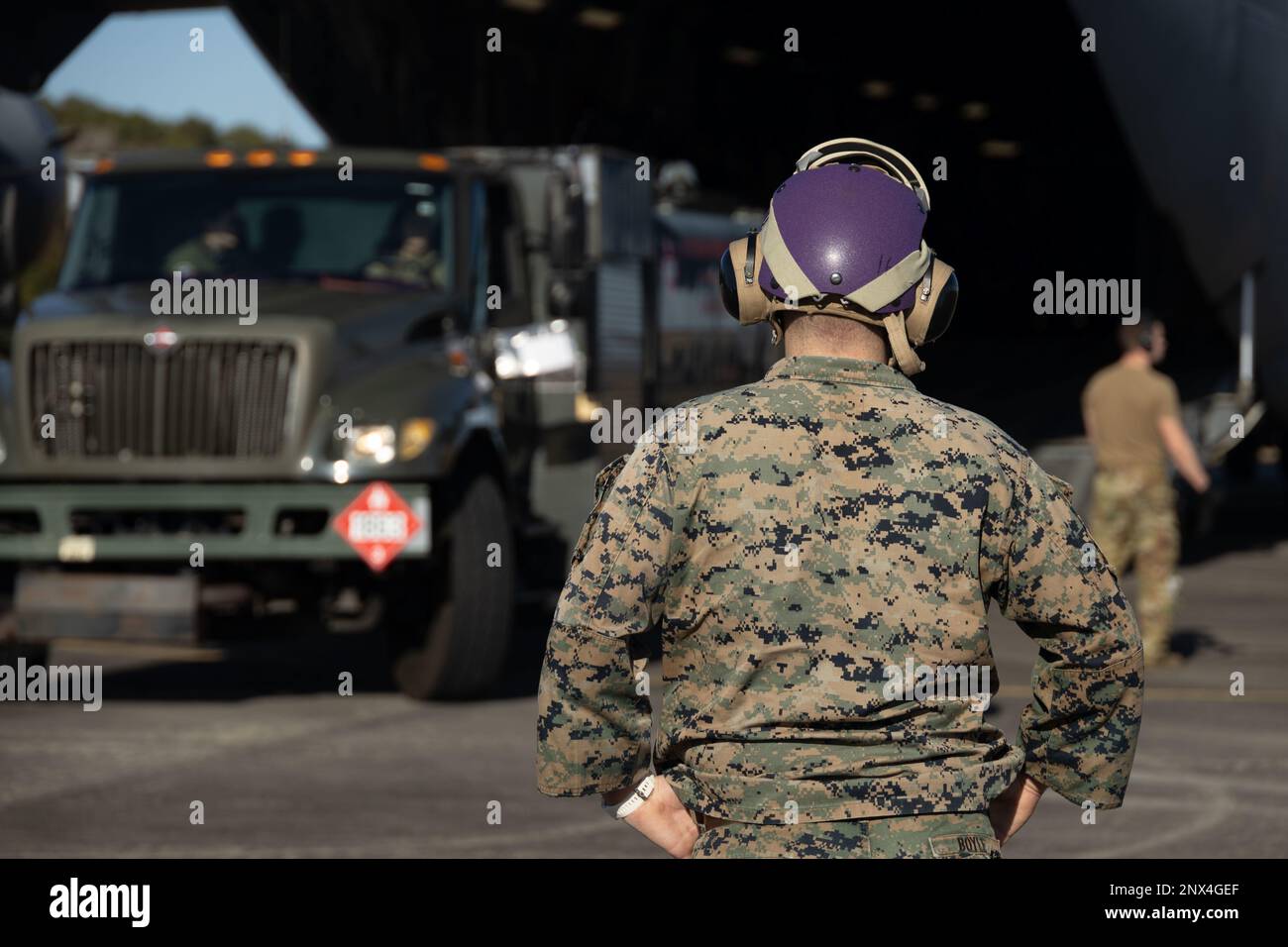 U.S. Marine Corps Sgt. Joseph Boyle, quality assurance chief, station