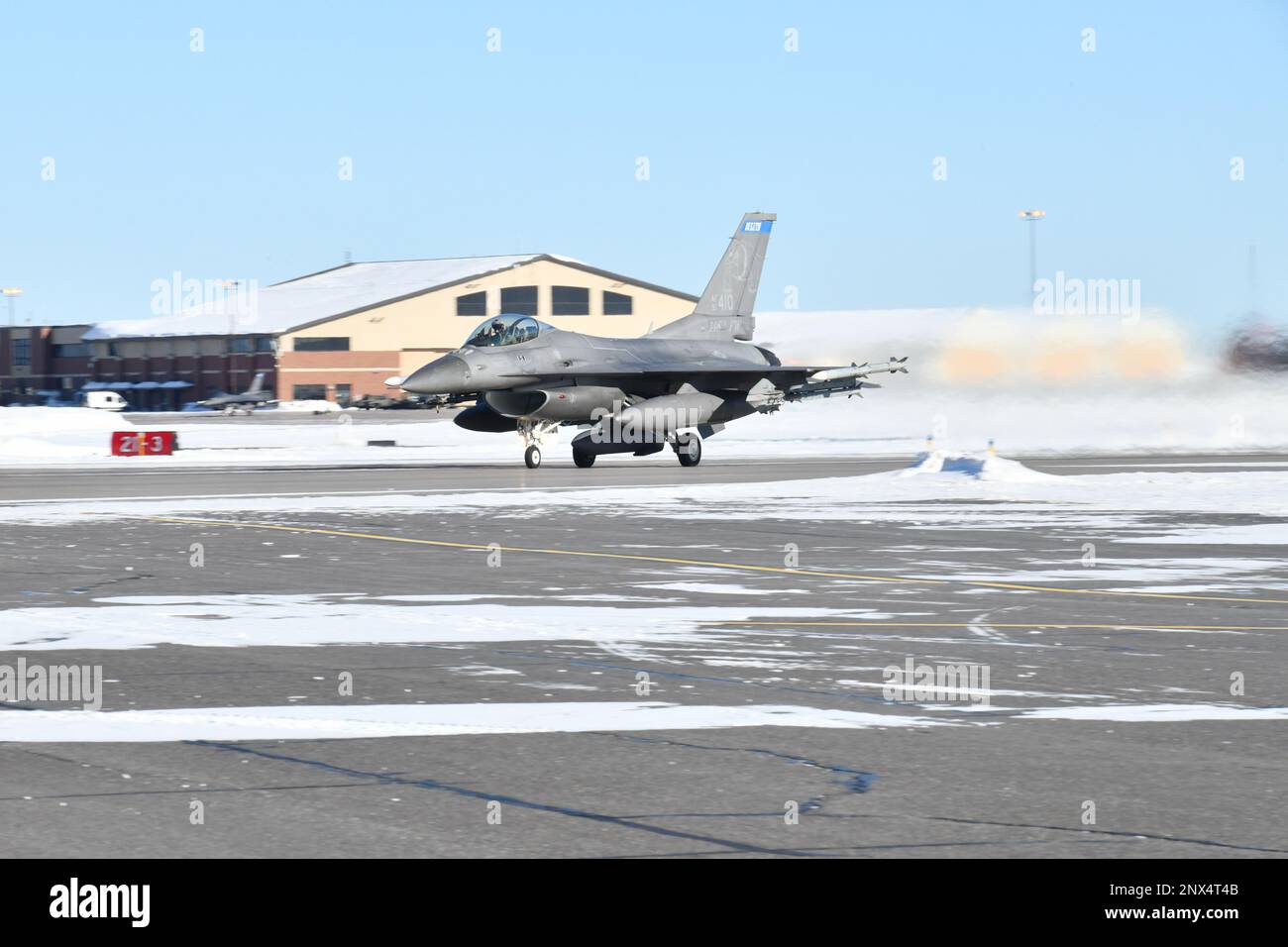 An F 16CM Fighting Falcon Assigned To The 148th Fighter Wing Minnesota 
