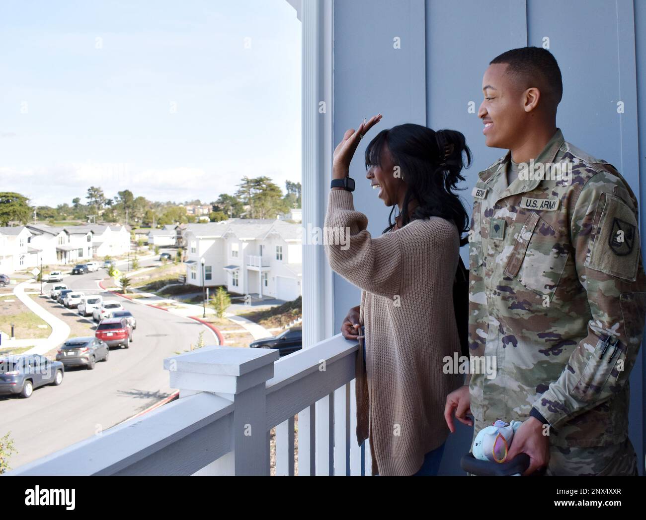 Spc. Darius Brown, a religious affairs specialist assigned to the