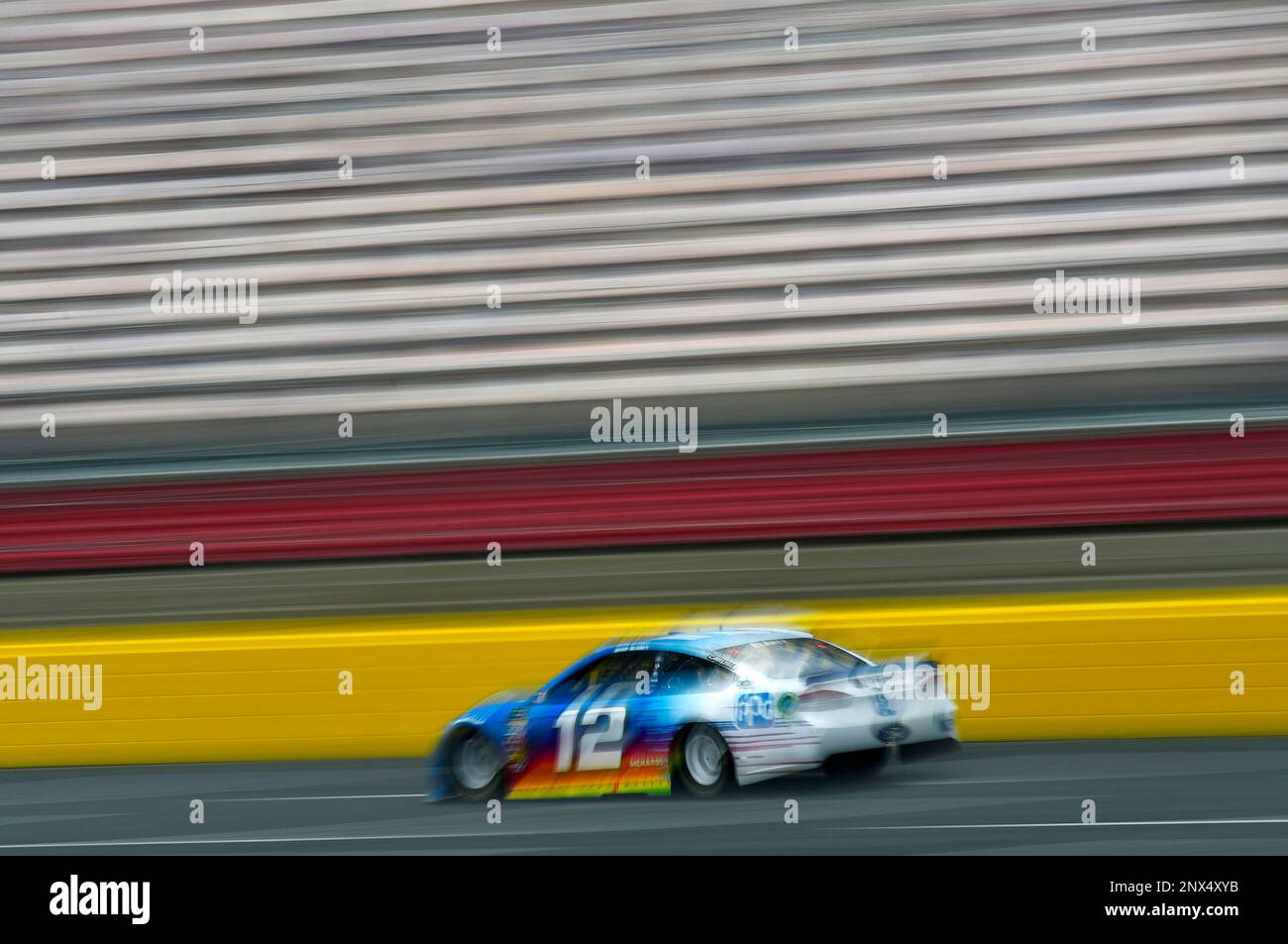 12 Ryan Blaney, Team Penske, Ford Fusion PPG during practice for the