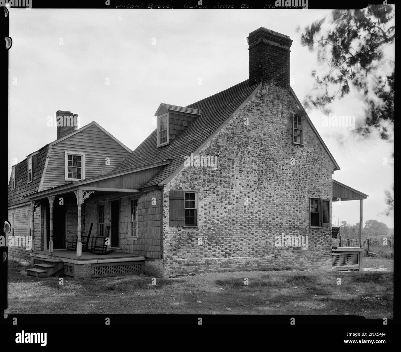 Walnut Grove, Queen Anne County, Maryland. Carnegie Survey of the Architecture of the South