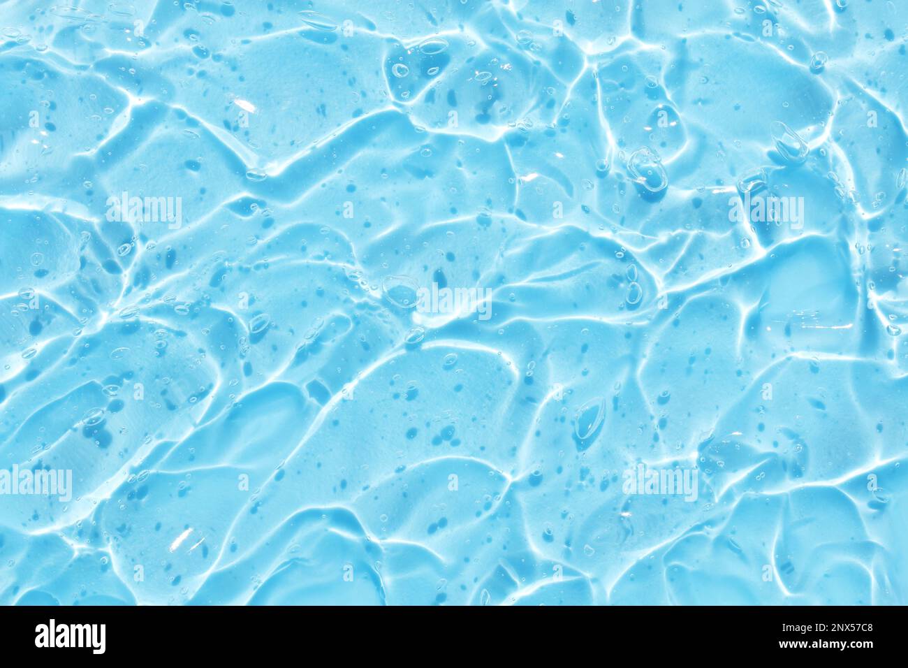 blue water wave abstract, pure natural ripple and bubble texture, gel ...