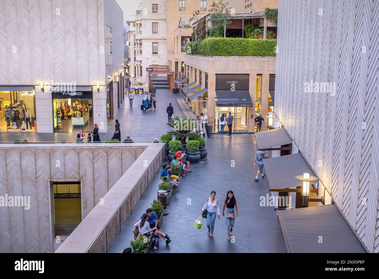 Beirut Souks, shopping center, Downtown, Beirut, Lebanon Stock Photo