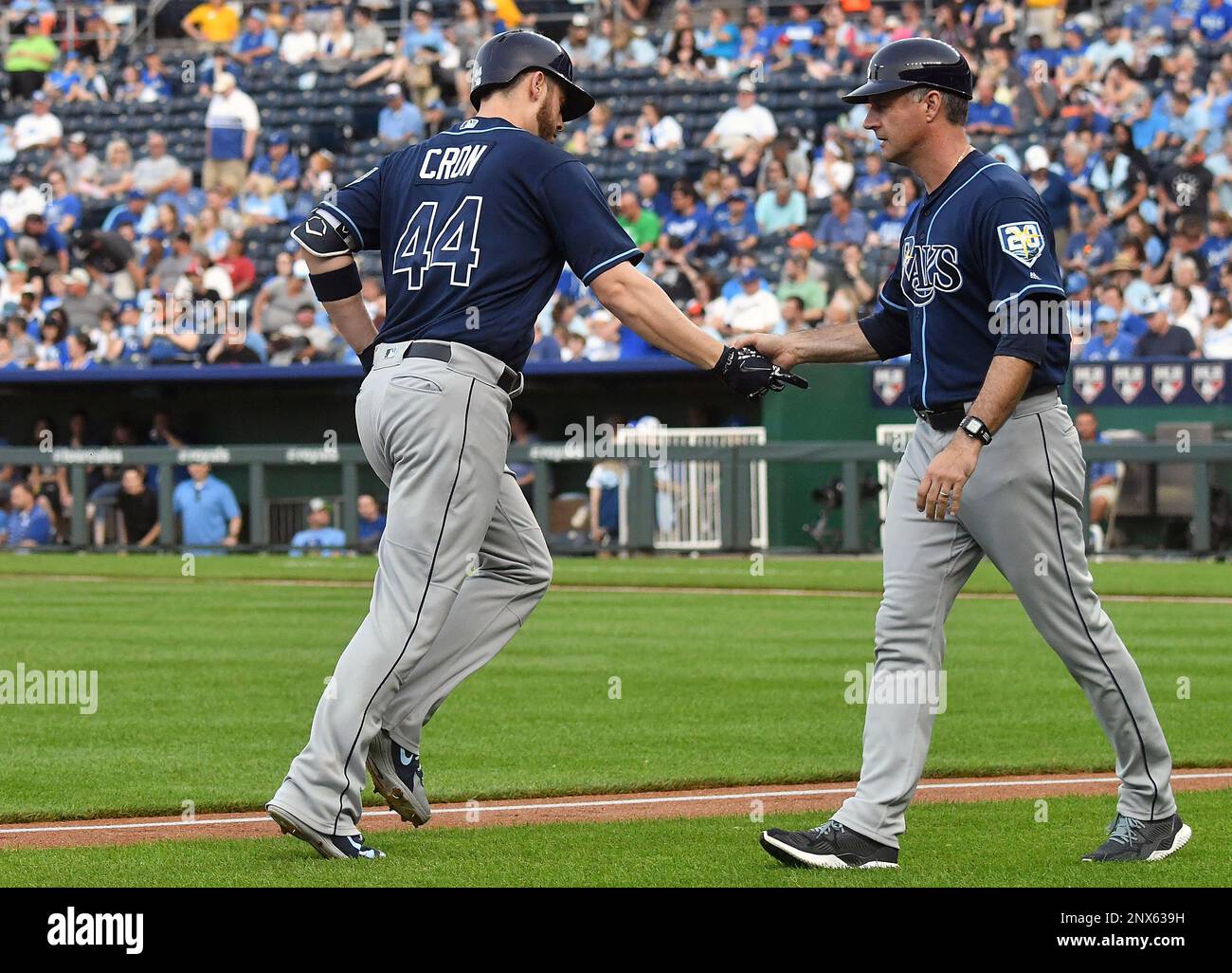 KANSAS CITY, MO MAY 15 Tampa Bay Rays third base coach Matt