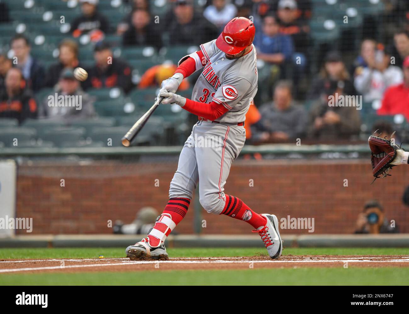 SAN FRANCISCO, CA - MAY 14: Cincinnati Reds Outfield Jesse Winker (33 ...