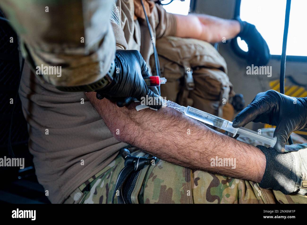 Pararescuemen assigned to the 55th Rescue Squadron, Daviss-Monthan Air ...