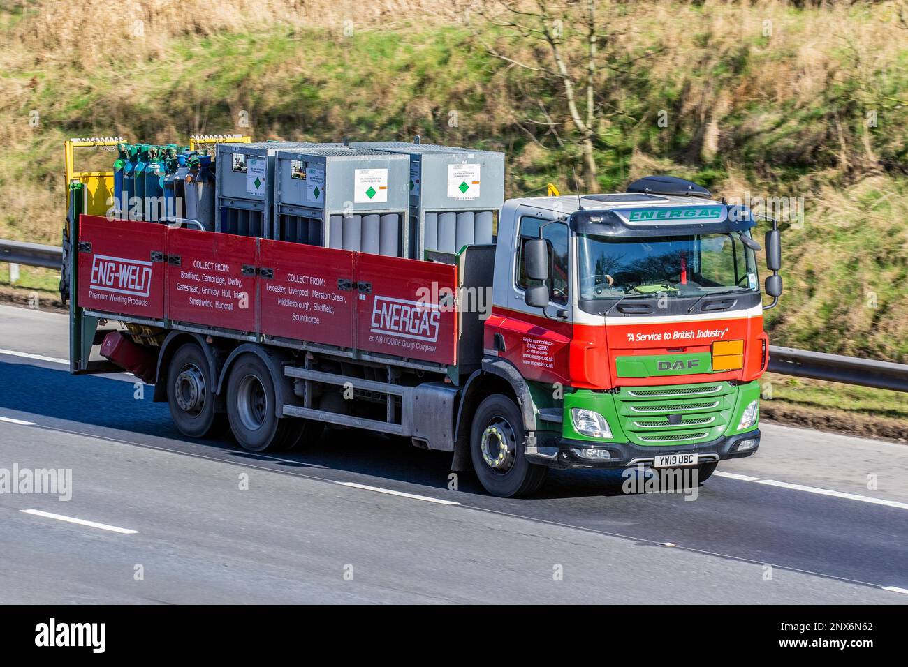 ENERGAS (Air Liquide) compressed nitrogen welding products transported