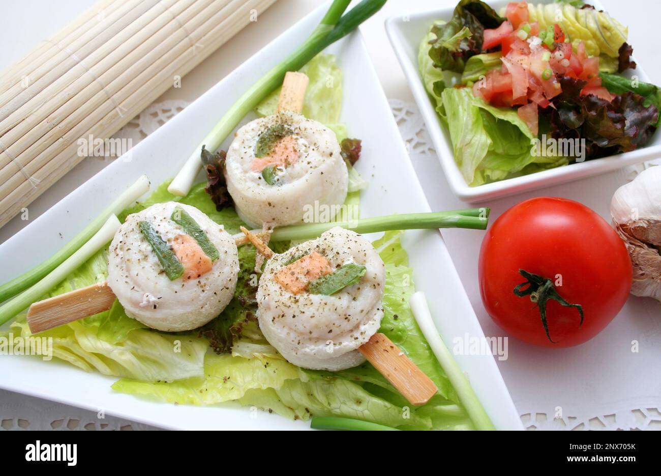 Fish Dish Stock Photo