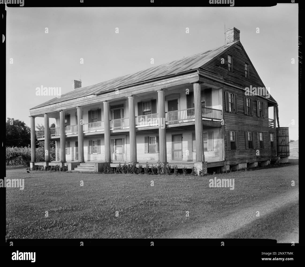 Becnel House, St. Gabriel, Iberville Parish, Louisiana. Carnegie Survey