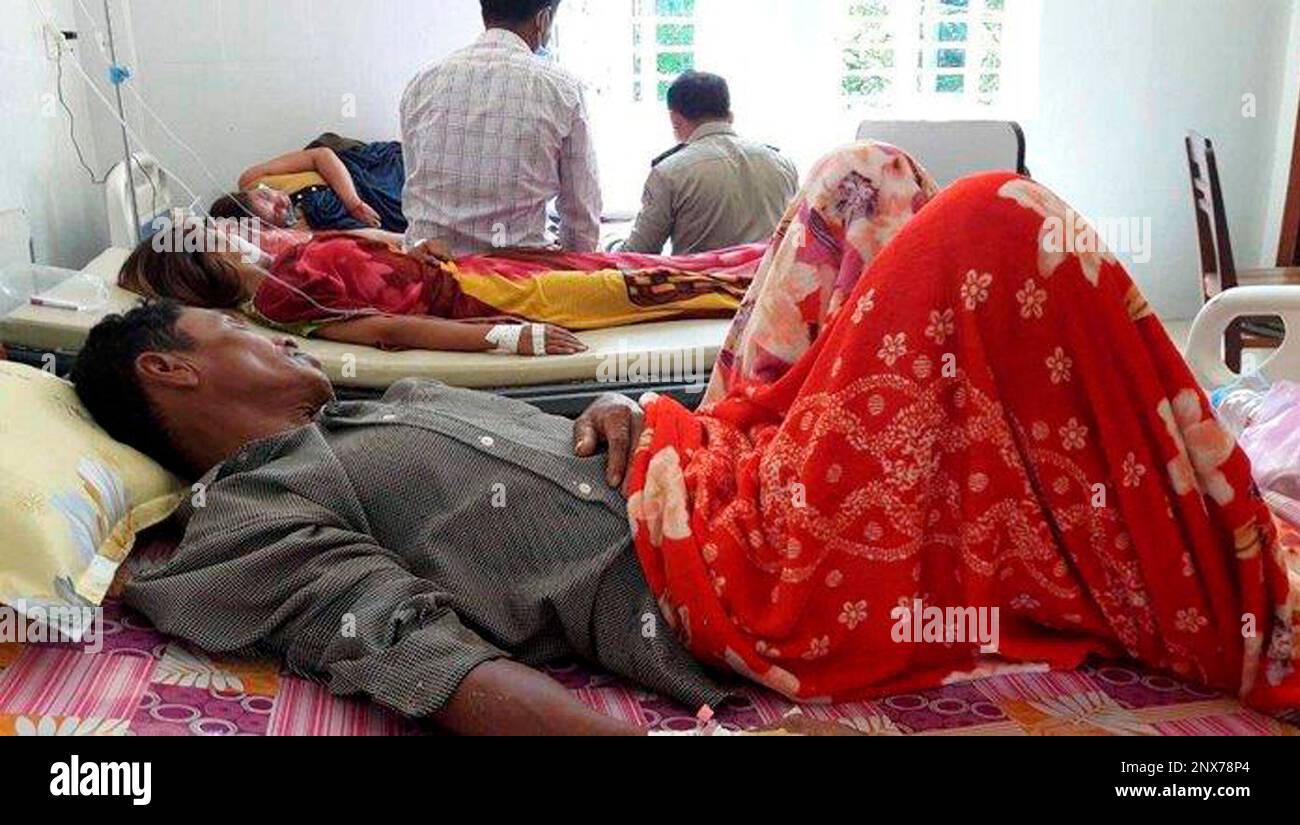 In this Sunday, May 6, 2018, photo provided by Cambodia National Police