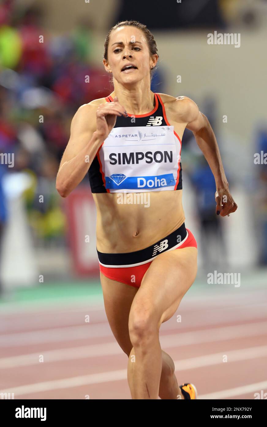 Jenny Simpson aka Jennifer Simpson (USA) places fourth in the women's 3