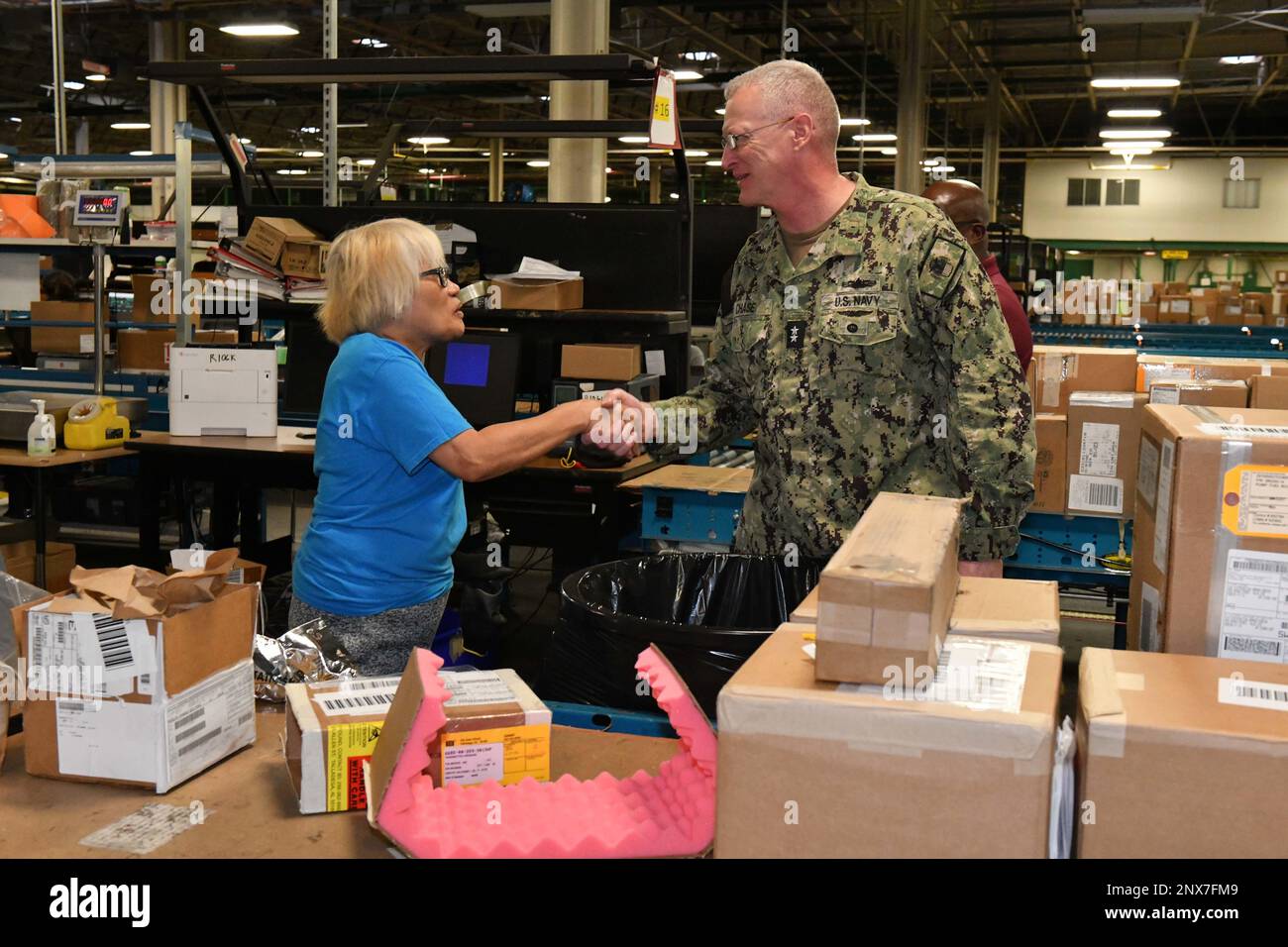 Genegina Lyons, distribution process worker, Defense Logistics 