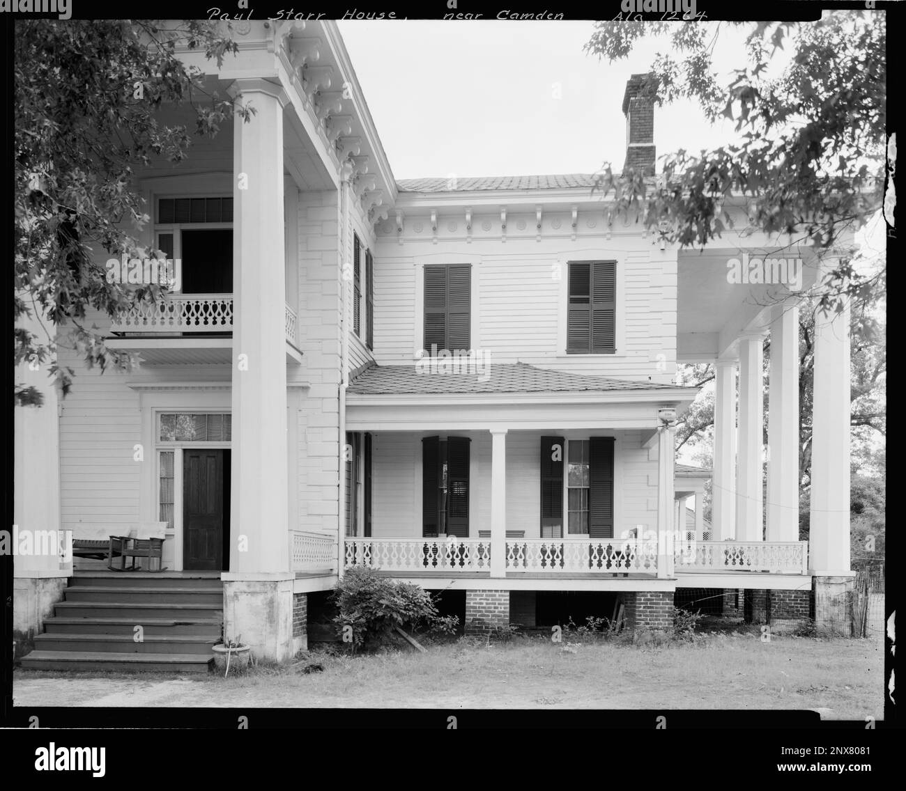 Paul Starr House, Camden vic., Wilcox County, Alabama. Carnegie Survey