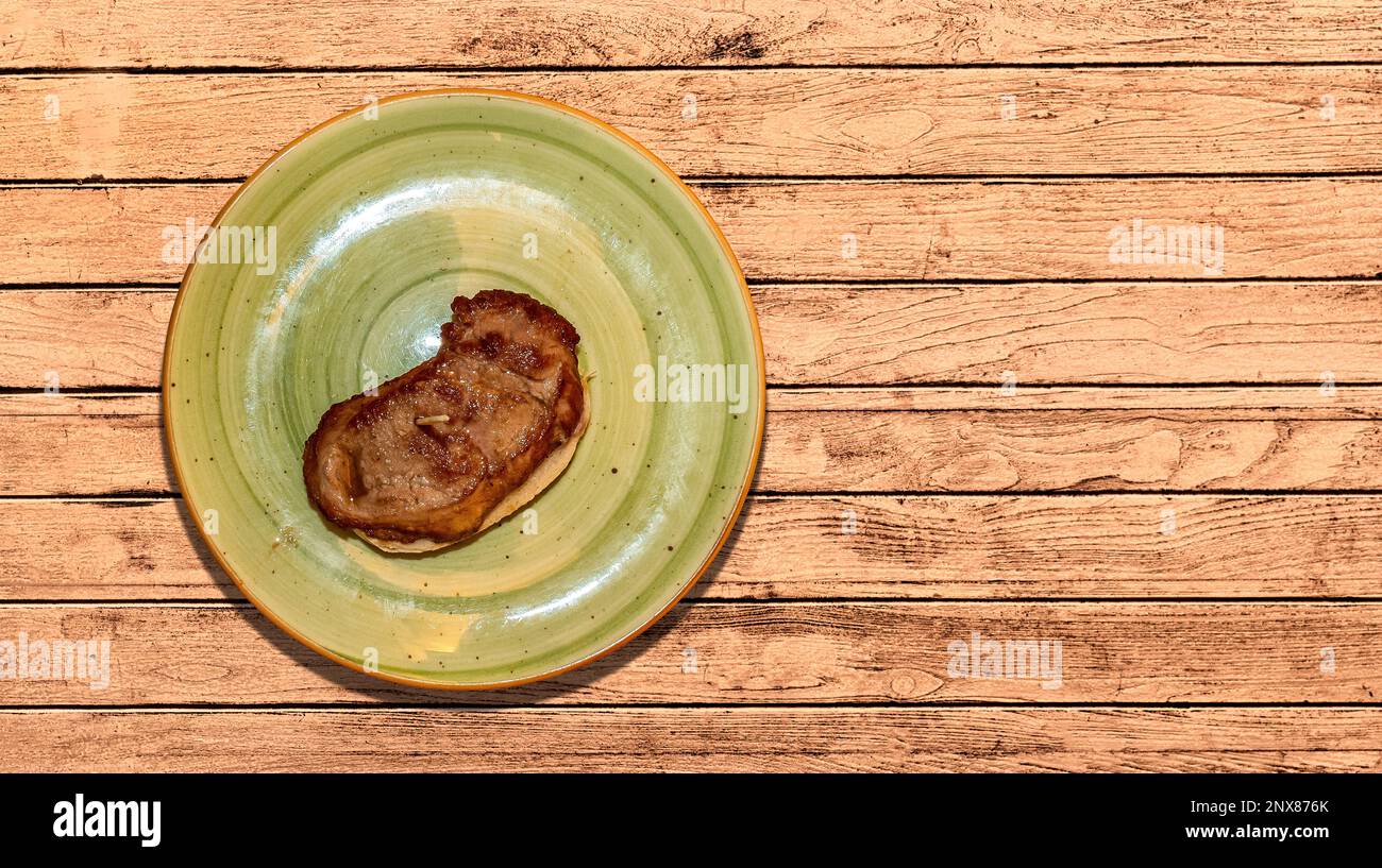 Pork Tenderloin with Bread Spanish Typical Tapa Stock Photo Alamy