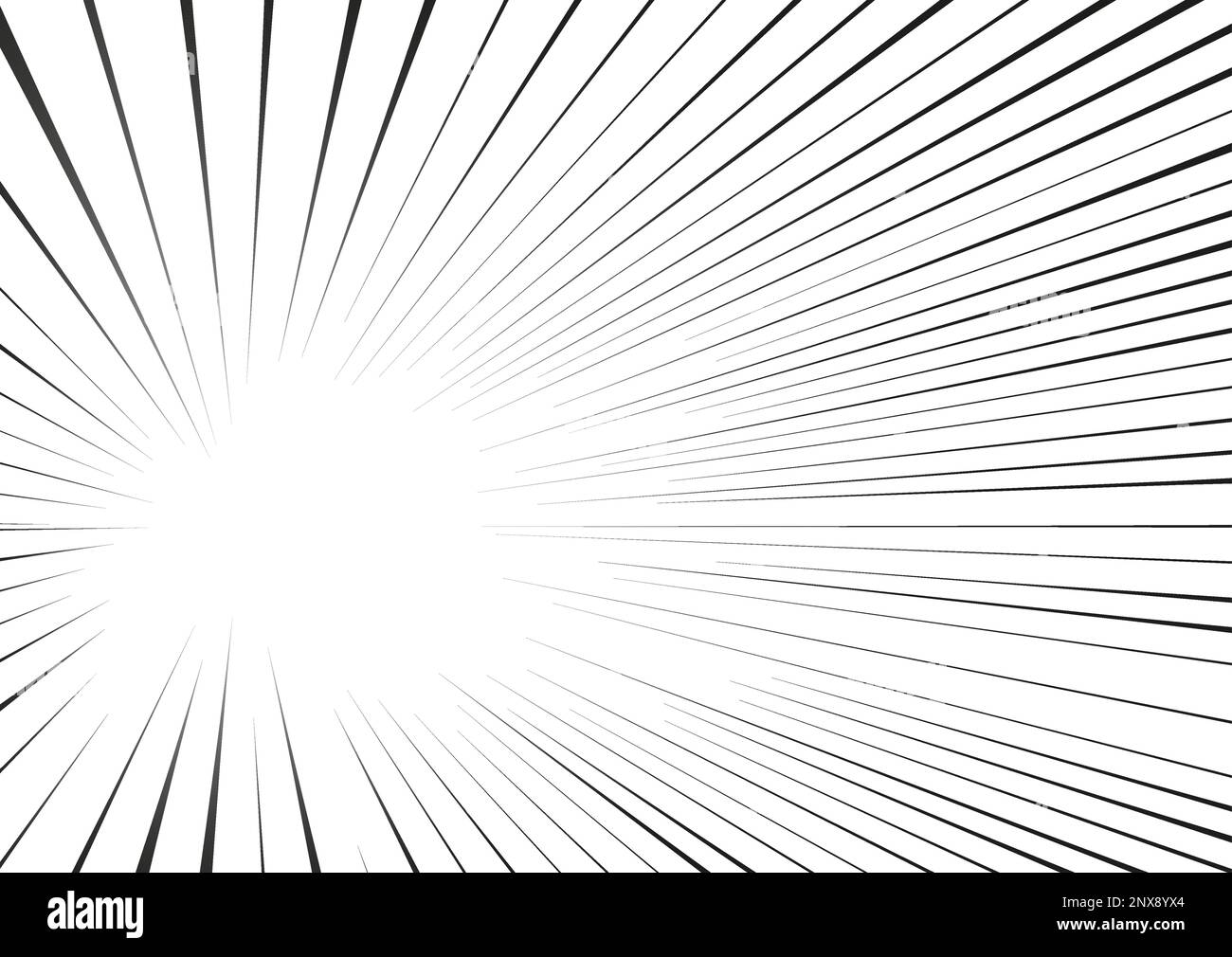 Manga radial speed lines for comic effect Stock Vector Image & Art Alamy