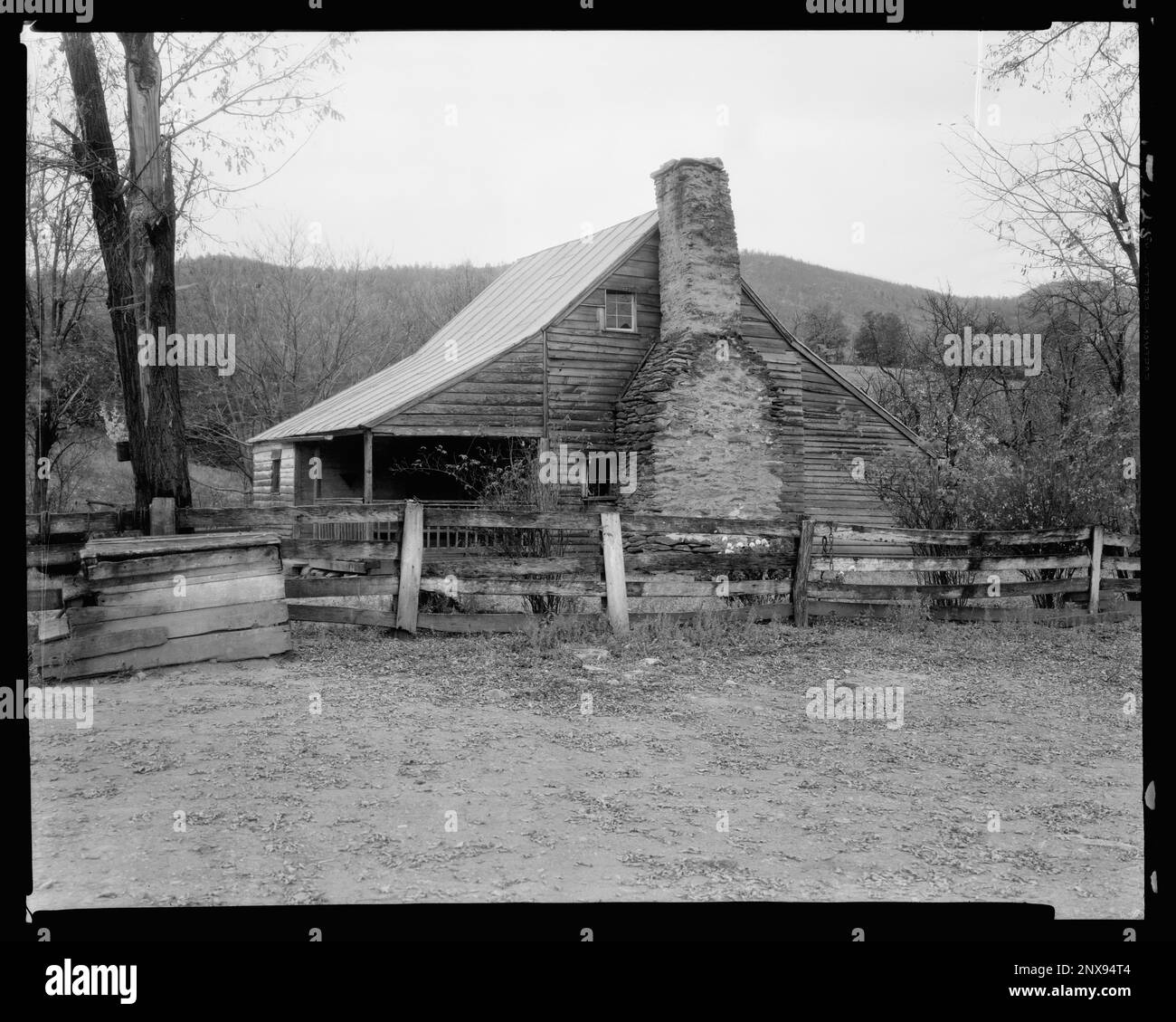 McClintock's Cabin, Albemarle County, Virginia. Carnegie Survey of the
