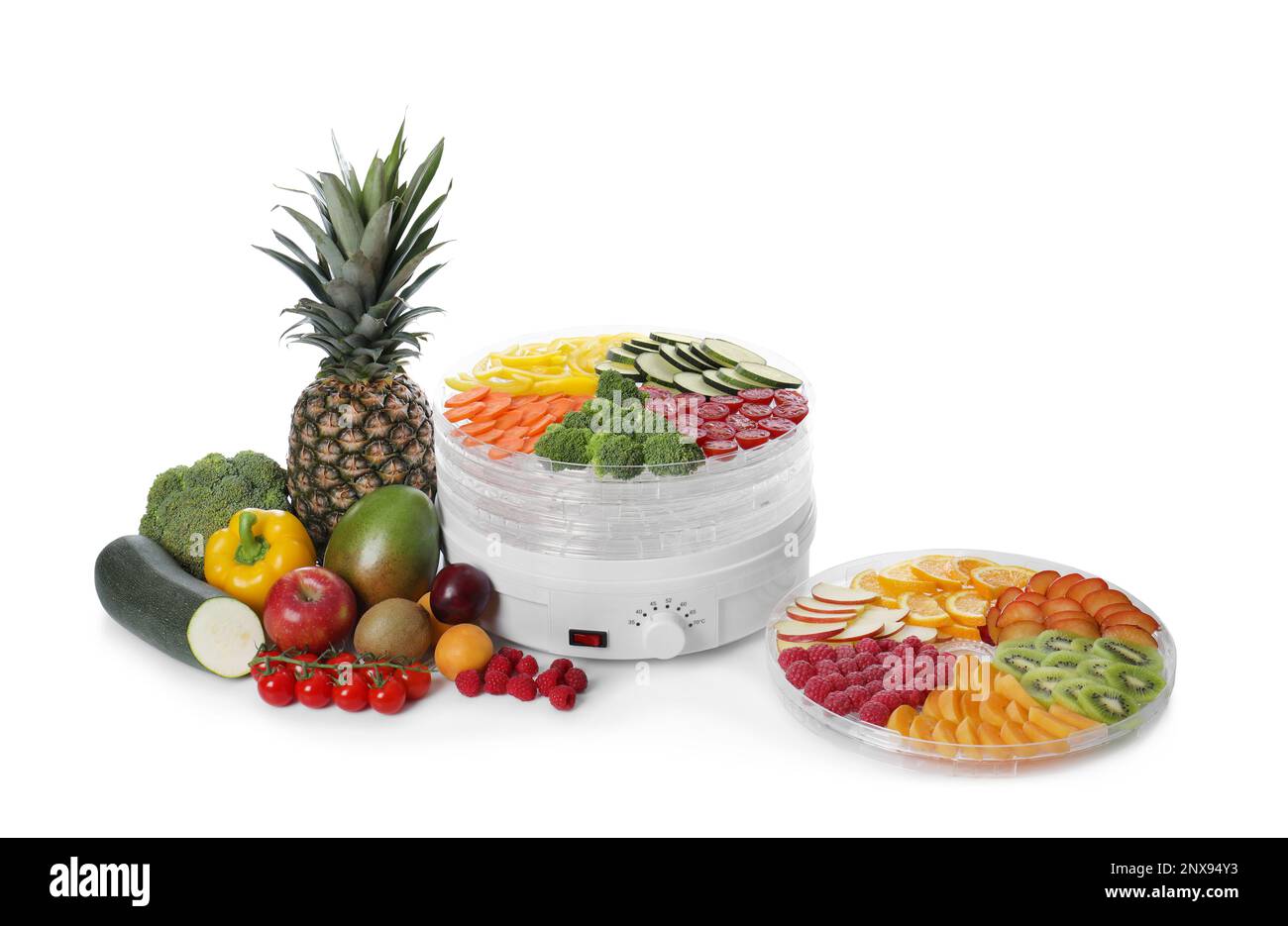 Dehydration of fruits and vegetables Cut Out Stock Images & Pictures