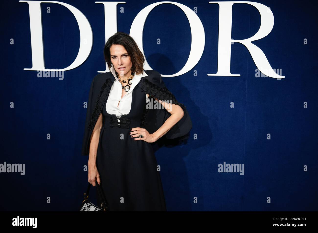 Adriana Abascal poses before the Christian Dior Fall/Winter 2023-2024 ...