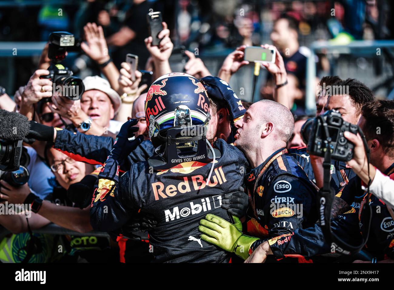 Australian F1 Driver Daniel Ricciardo Of Red Bull Racing.