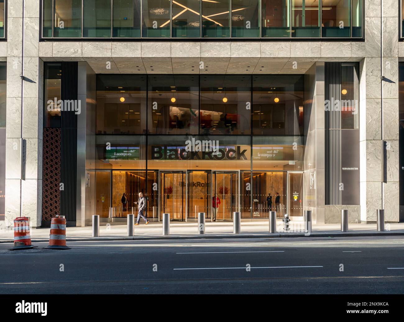 The 50 Hudson Yards New York headquarters of the BlackRock investment