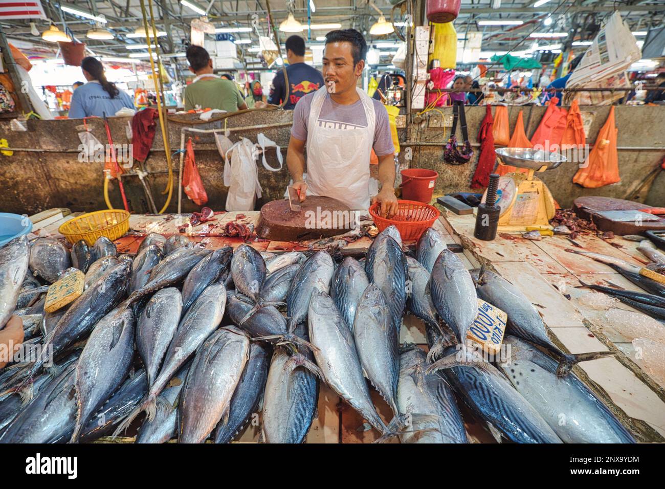 Chow Kit Road Market, Kuala Lumpur, Malaysia Jan 2023 A wet market