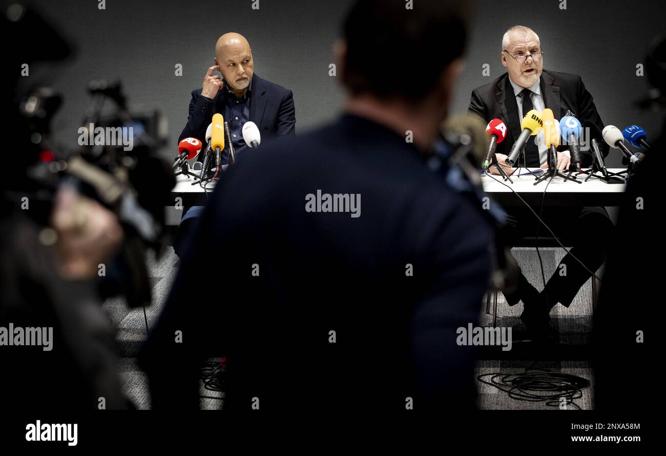 THE HAGUE - Lawyers Onno De Jong And Peter Schouten While Responding To ...