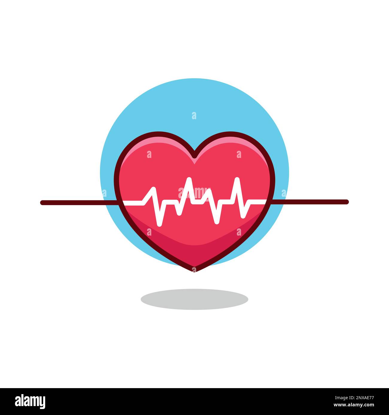 Heartbeat vector icon Stock Vector Image & Art Alamy