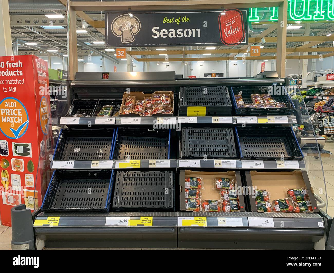 Slough, Berkshire, UK. 1st March, 2023. A Sainsbury's Supermarket in