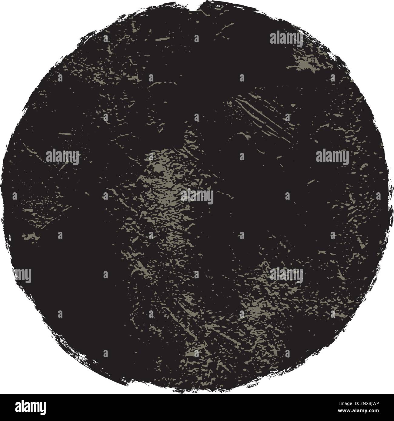Background with a circle shape and grunge texture. Stock Vector