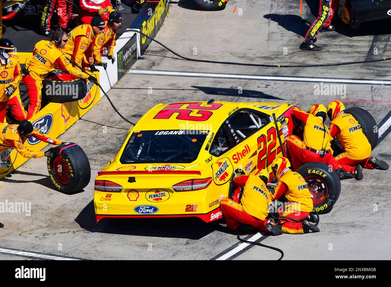 Joey Logano (22) during the NASCAR Monster Energy Cup Series STP 500