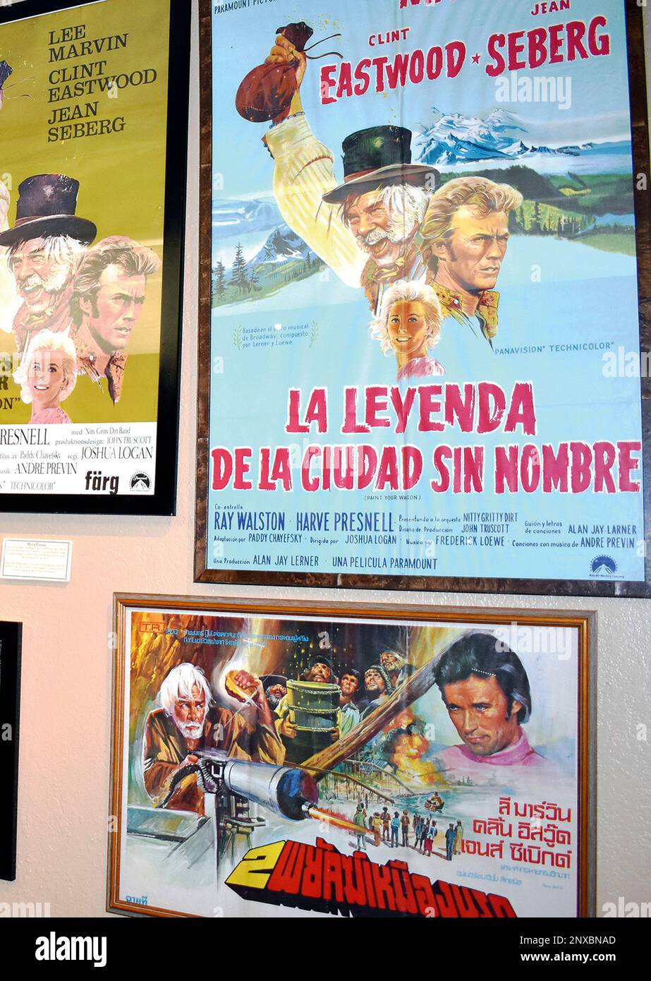 In a Thursday, March 22, 2018 photo, memorabilia from the movie "Paint