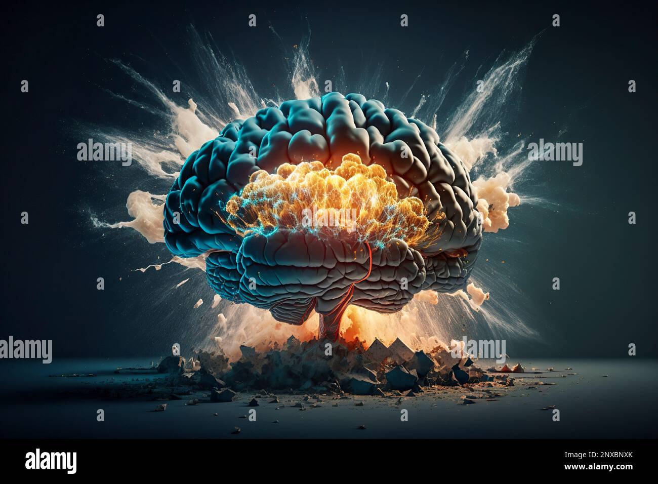 Overload Brain Exploding Image Sensory overload hi-res stock photography and images - Alamy