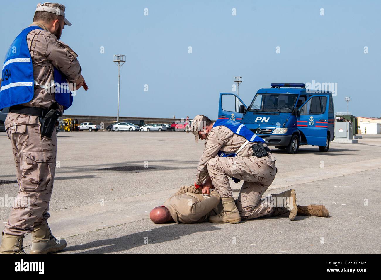 NAVAL STATION ROTA, Spain (February 22, 2023) Members of the Spanish ...