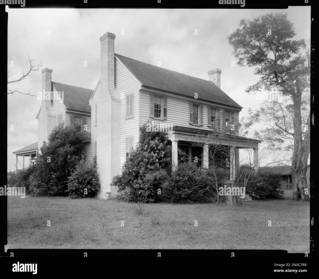 Twin houses, Shawboro, Currituck County, North Carolina. Carnegie Survey of the Architecture of