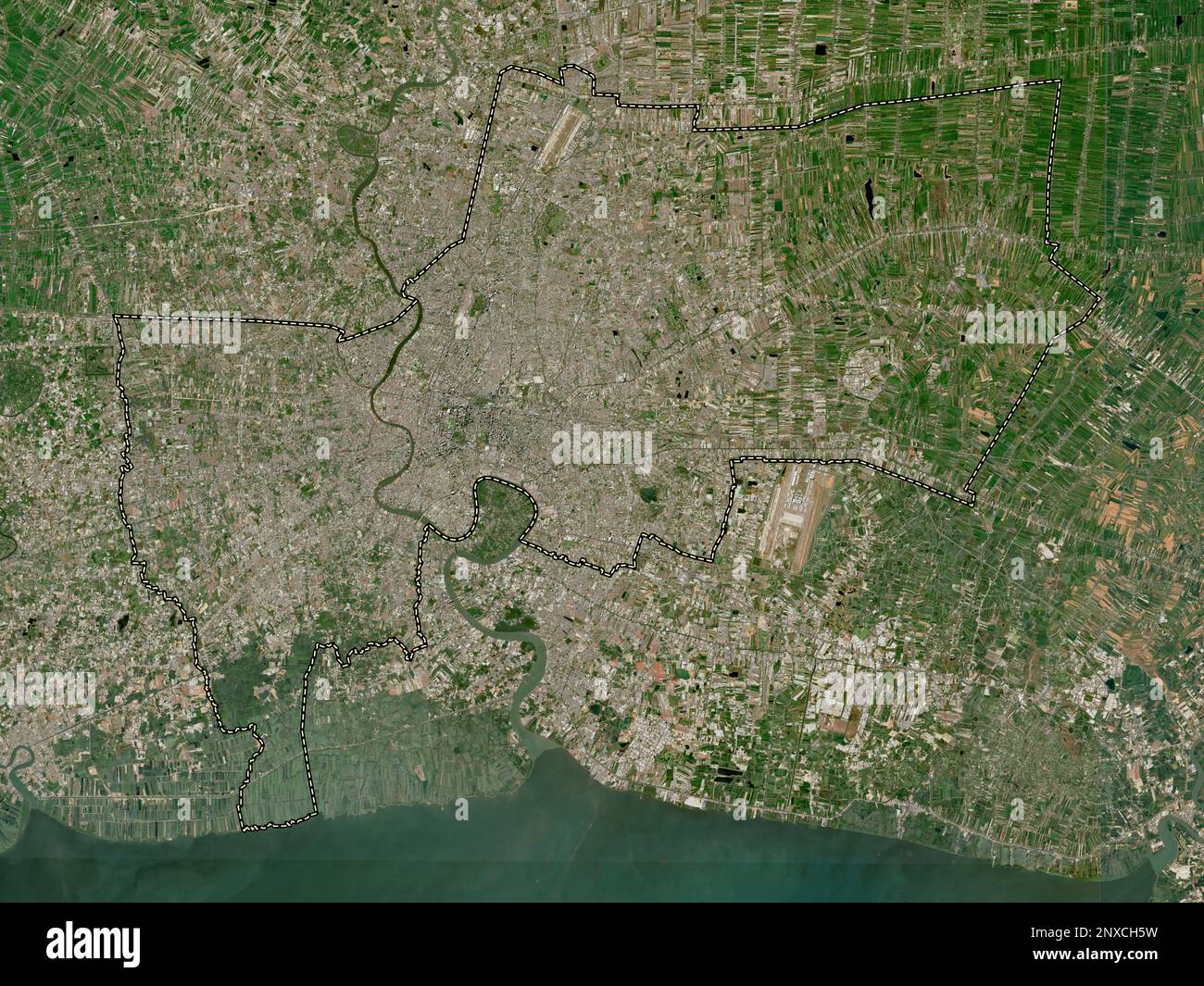 Bangkok Map And Bangkok Satellite Image