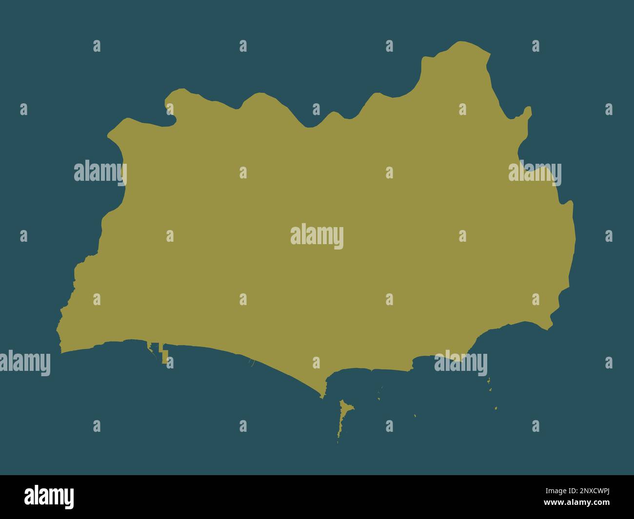 Rayong, province of Thailand. Solid color shape Stock Photo Alamy