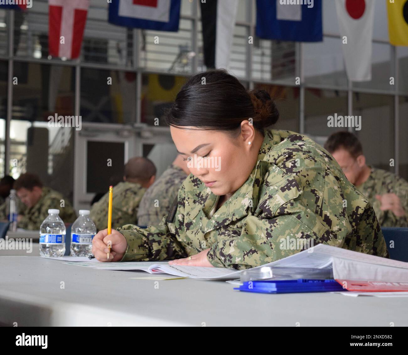 MIAMI (Feb. 4, 2023) Operations Specialist 1st Class Mai Vang, attached