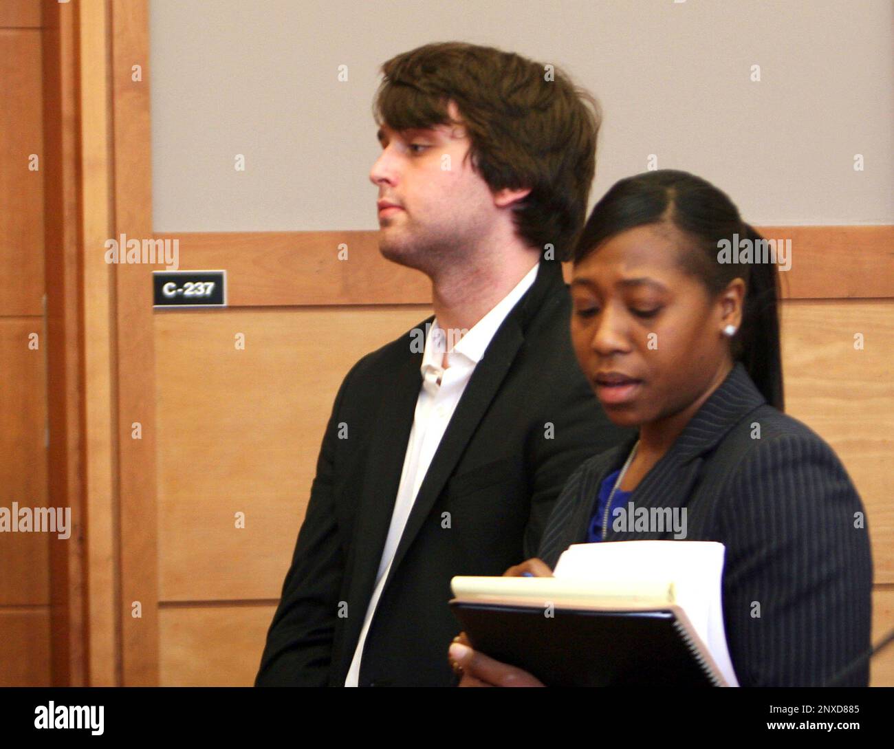 In this March 7, 2018, photo, Joseph Benner, of Haverhill, appears at