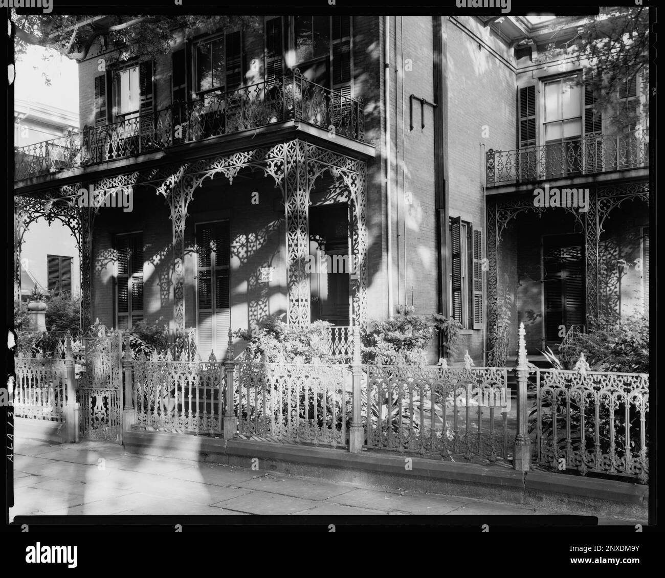 Maury Gate, Carter House, Mobile, Mobile County, Alabama. Carnegie